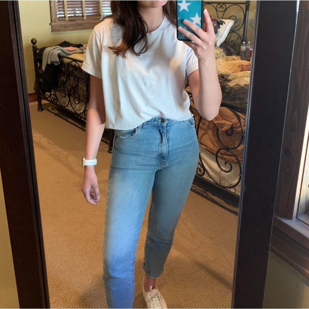 Rolla’s high waisted jeans